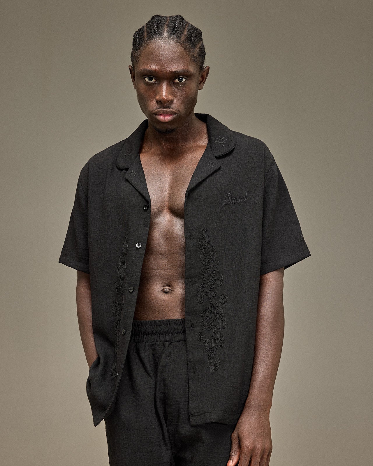 Embroidered Resort Shirt