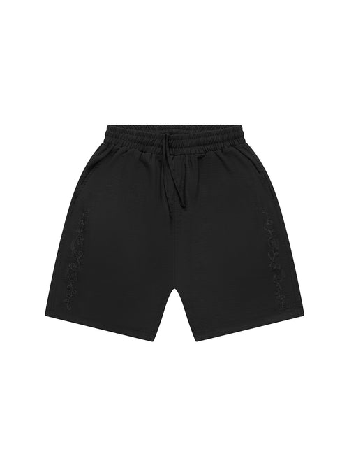 Embroidered Resort Shorts