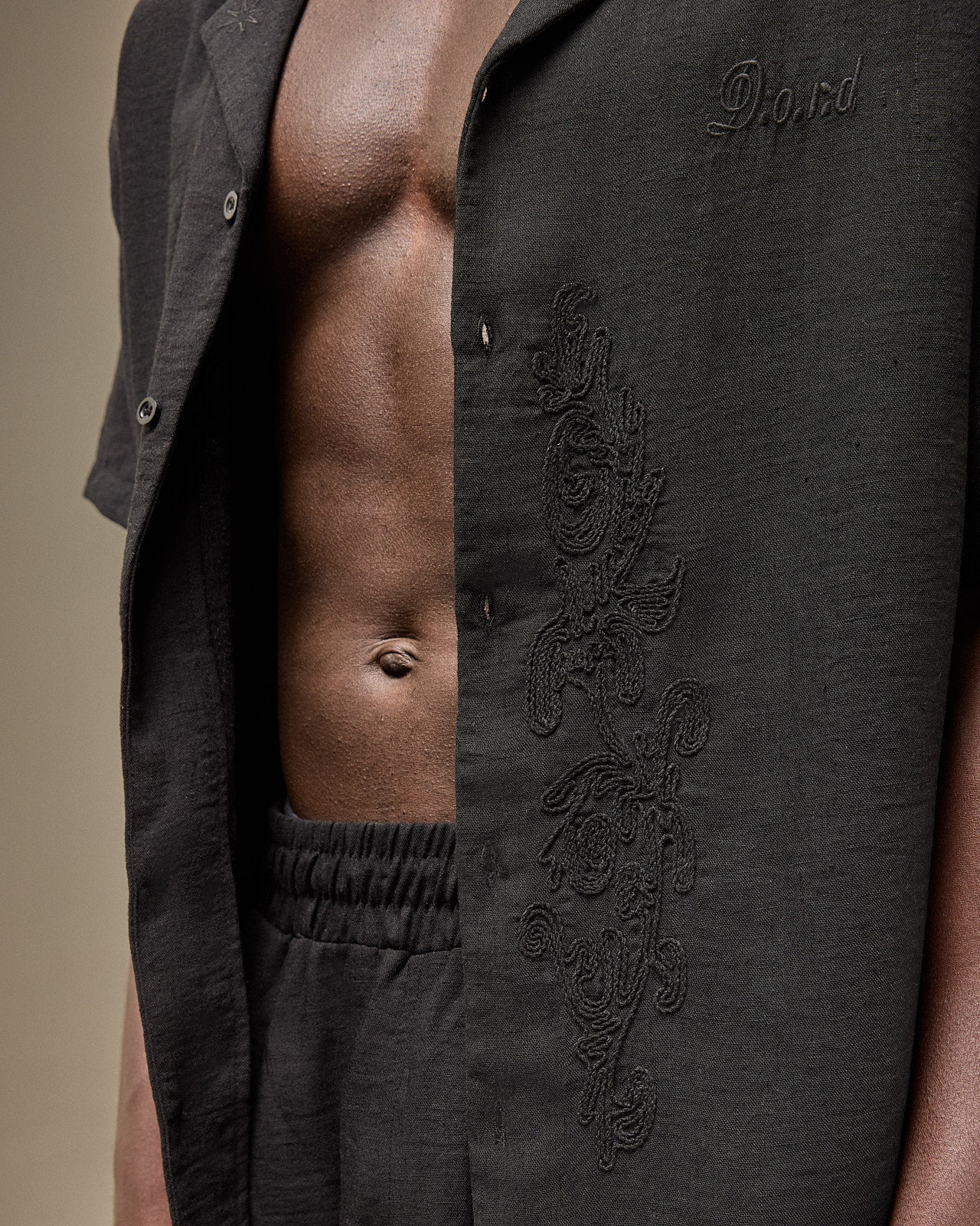Embroidered Resort Shirt