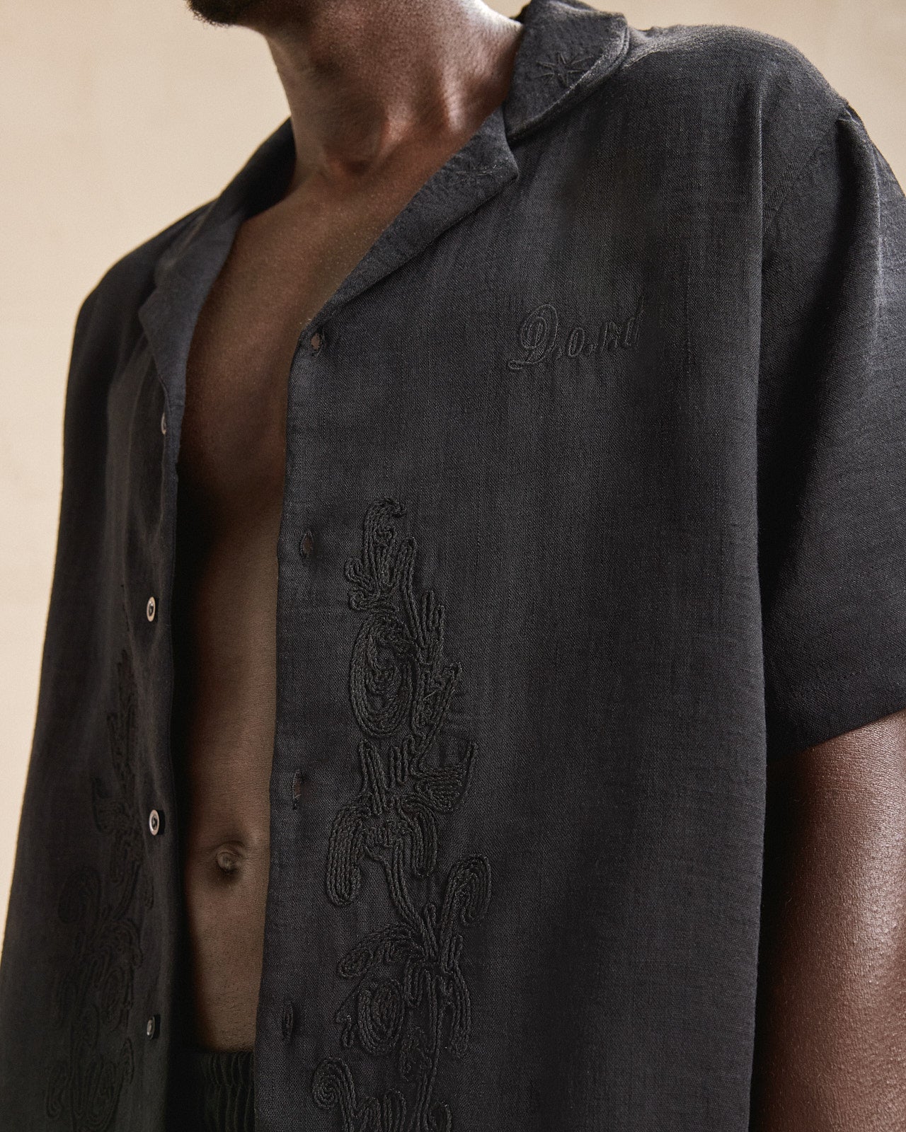 Embroidered Resort Shirt